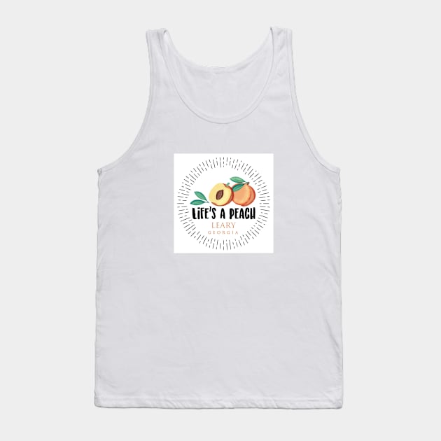Life's a Peach Leary, Georgia Tank Top by Gestalt Imagery